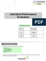 Evaluation Table - Group II - R2 Staff Operator