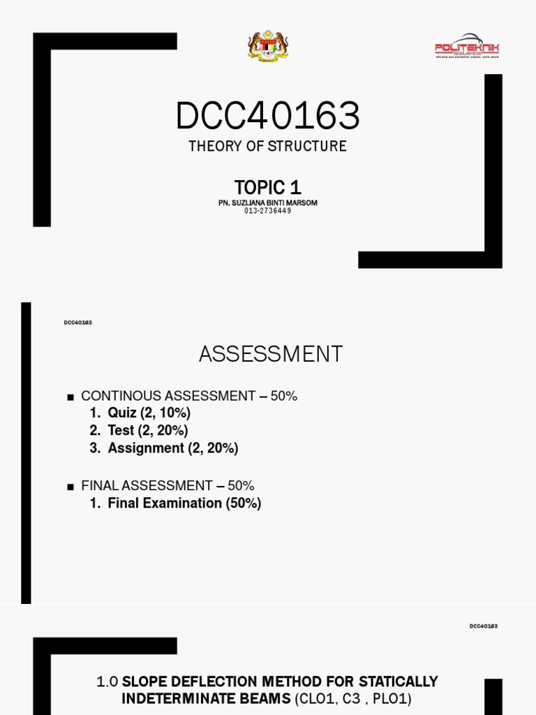Slope Deflection Method For Beams Pdf Beam Structure Bending