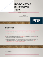 Approach To Ascites