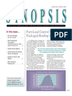 Part Load Control Strategies for Package Rooftop Units