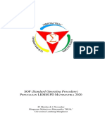 SOP (Standard Operating Procedure) P LKMM-PD M 2020: Enugasan Atematika