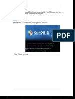 Centos Installtion