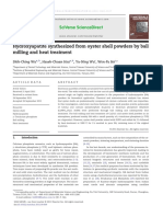 Hydroxyapatite Synthesized From Oyster Shell Powders by Ball