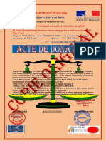 ACTE DE DONATION ORIGINAL