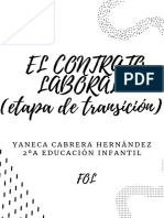 Tarea Contratos. Fol. 2º CFGS Educación Infantil Yaneca Cabrera Hernández
