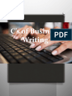 Cs of Business Writing