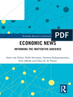 (Routledge Research in Journalism) Arjen Van Dalen, Helle Svensson, Antonis Kalogeropoulos, Erik Albæk, Claes H. de Vreese - Economic News - Informing The Inattentive Audience-Routledge (2018)