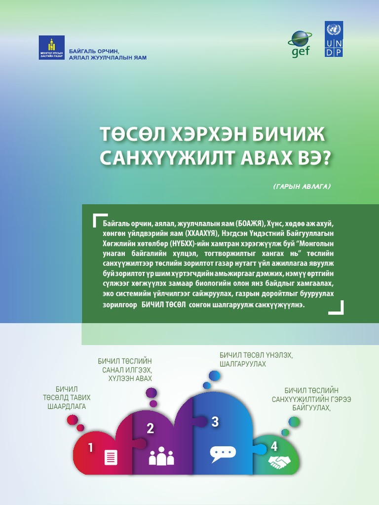 төсөл хэрхэн бичих вэ гарын авлага | PDF