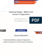 Industrial Design - Lecture 3 - Ergo - Non OCW