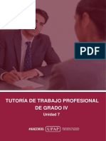 Unidad Vii - Contenido - Tutoría de Trabajo Profesional de Grado Iv