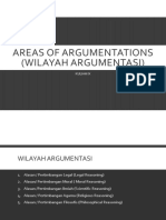 Areas of Argumentations Kuliah 9