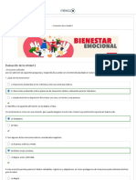 Evaluación de La Unidad 2 - Unidad 2. Identificación de Las Emociones - Material Del Curso BIEM23022X - MéxicoX