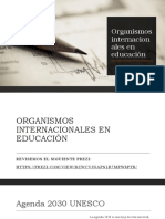 Organismos Internacionales en Educación