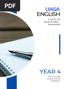 Year 4 UASA ENGLISH MODEL 5 SETS + ANSWERS