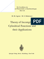 Agrest Theory of Incomplete Cylindrical Functions and Their Applications