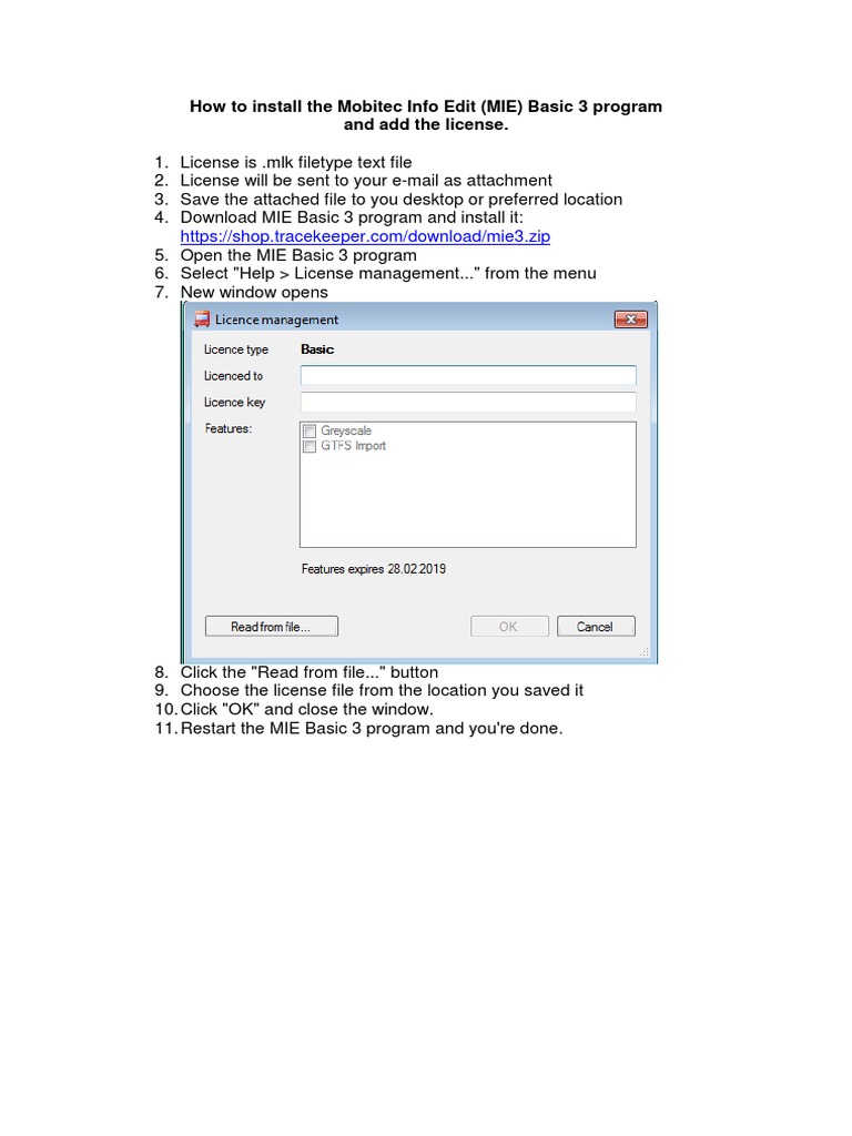 Installing Mobitec Info Edit MIE 3 | PDF | Computers