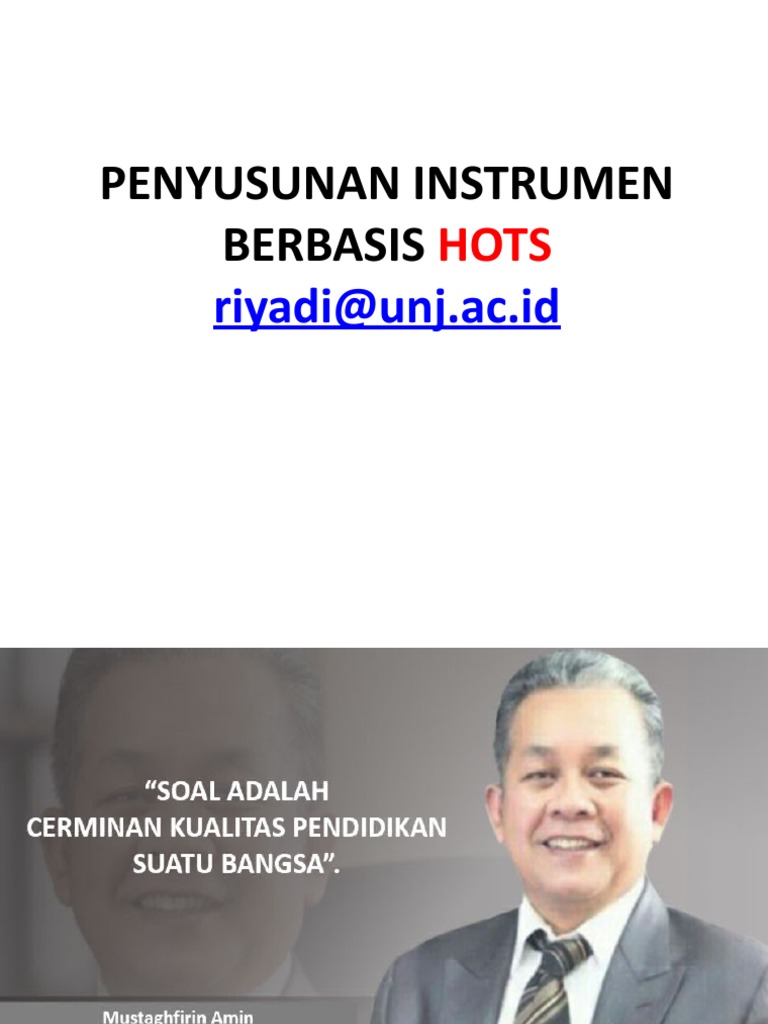 Paparan Instrumen HOTS | PDF