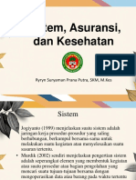 Sistem, Asuransi, Dan Kesehatan 2. Konsep Asuransi Kesehatan