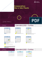 Calendário - 2022 SP e CWB