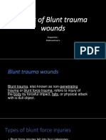 5 - Blunt Trauma Wounds