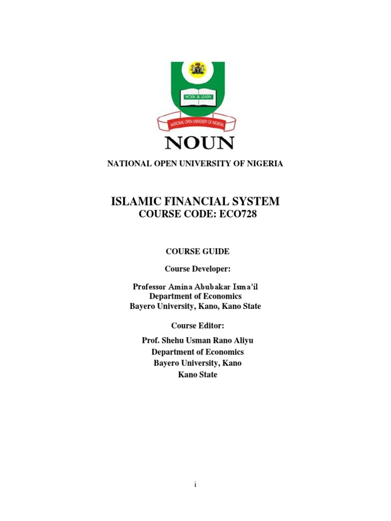 ECO728 Islamic Financial System | PDF | Islamic Banking And Finance ...