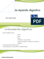 Semiología Del Aparato Digestivo - Anamnesis - Examen Físico