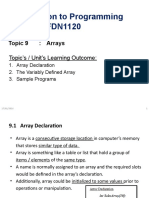 Ch09 Arrays