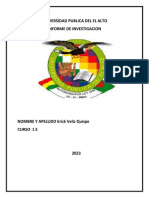 Universidad Publica Del El Alto 2023
