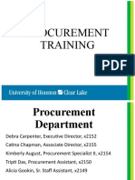 Procurement Training Powerpoint