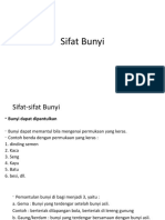 Sifat Bunyi