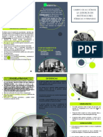 Triptico Campo de Acción de La Gerencia en Organizaciones Públicas y Privadas