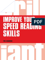 Improve Your Speed Reading Skills (Brilliant Business) (Phil Chambers)