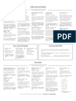 SLS - TLL New A La Carte Menu