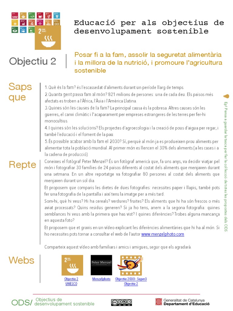 ODS 2 Fi A La Sam Seguretat Alimentaria... PDF