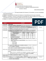 AGENDA 7a Sesión Ordinaria CTE - Matutino