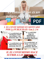 El Consumismo Es Un Peligro para El