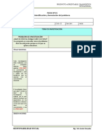 Ficha 01 - Identificación y Formulación Del Problema