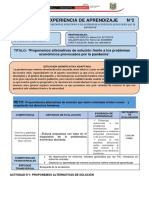 DPCC Experiencia de Aprendizaje 2 10 Al 14 de Mayo 2021