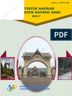 Statistik Daerah Kabupaten Batang Hari 2017