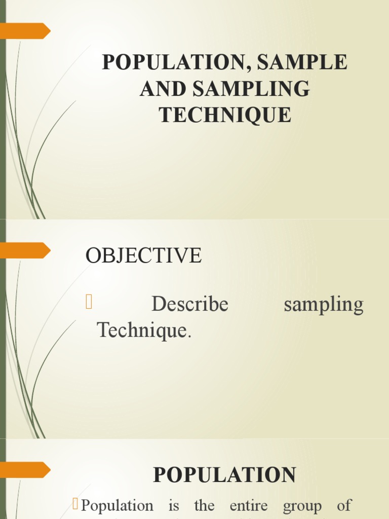 Lesson 17 Sampling Techniques | PDF