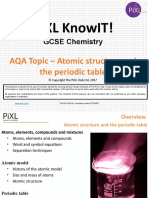 AQA - Chemistry - Atomic Structure and The Periodic Table - KnowIT - GCSE