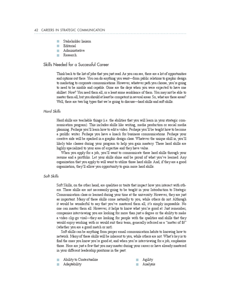 Principles of Strategic Communication-Chap 2-A | PDF | Empathy