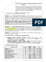 Acta de Aprobación de Rendición de Gasto y Solicitud de Segundo Desembolso de Plan de Negocio