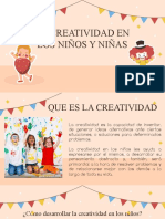 La Creatividad en Los Niños y Niñas