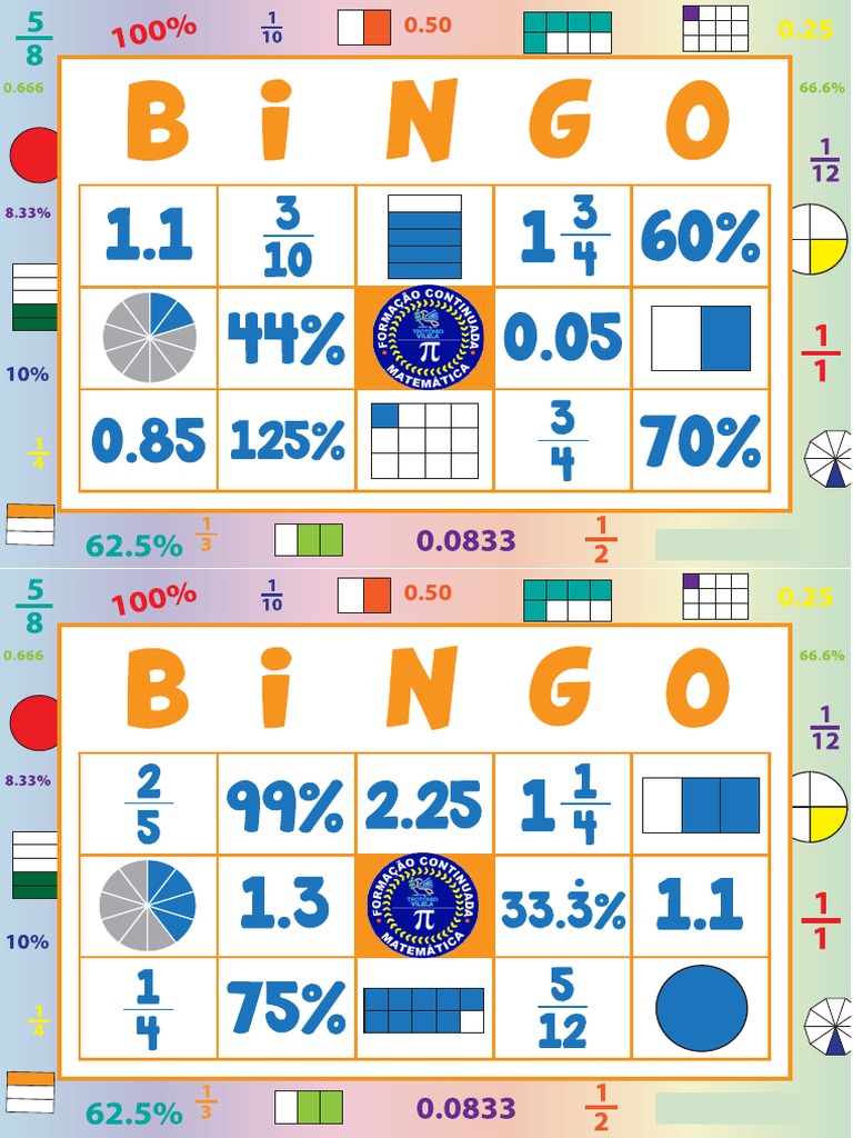 Bingo Das Porcentagens | PDF