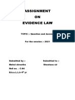 Evidence Act