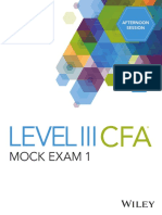 374666282 DA4139 Level III CFA Mock Exam 1 Afternoon