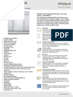 Whirlpool ADG 689-2 IX Product Datasheet