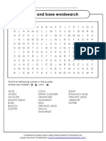 Super Teacher Worksheets Acid and Base Wordsearch