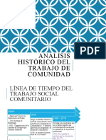 Análisis Histórico Del Trabajo de Comunidad